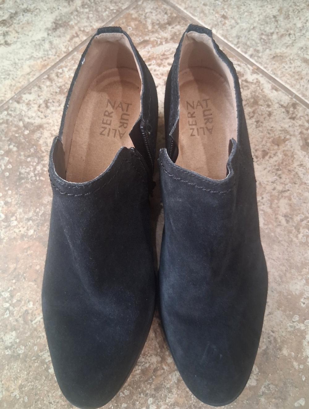 Black Suede Naturalizer Zarie Booties